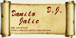 Danilo Jalić vizit kartica